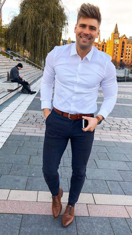 What Color Shirt Goes With Navy Pants? (Outfit Ideas)